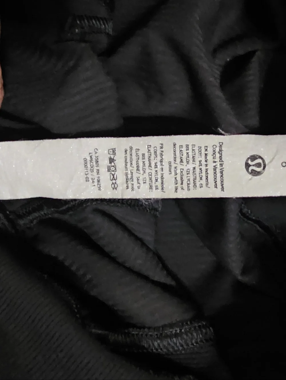 lululemon athletica‎ Women's Black Drawstring Joggers 25 inch